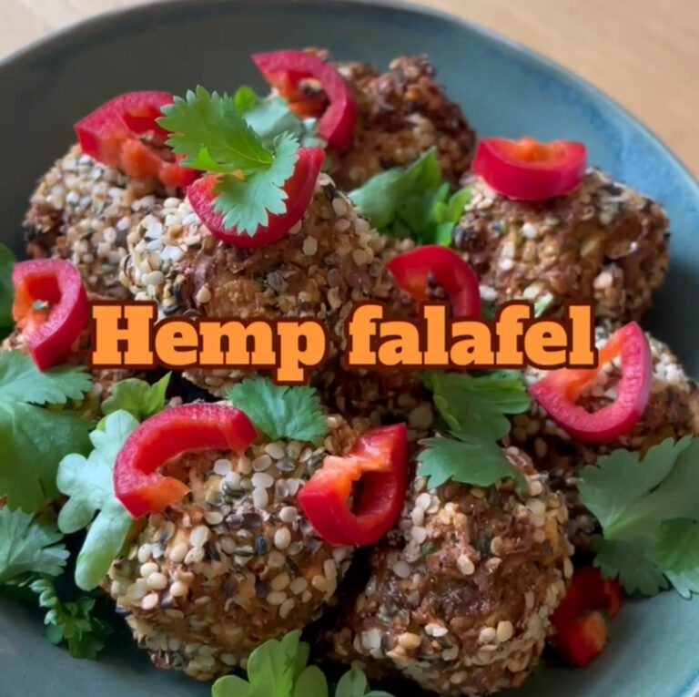 Bild på hampafalafel